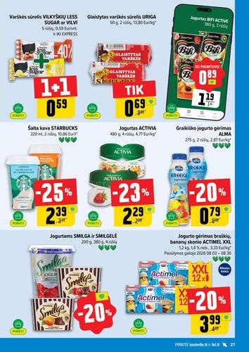 IKI akcijų leidinys Nr. 34 nuo rugpjūčio 17 d.