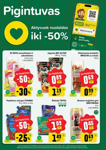 IKI akcijų leidinys Nr. 34 nuo rugpjūčio 17 d.