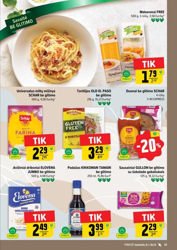 IKI akcijų leidinys Nr. 34 nuo rugpjūčio 17 d.