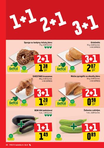 IKI akcijų leidinys Nr. 34 nuo rugpjūčio 17 d.