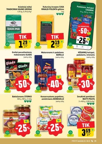 IKI akcijų leidinys Nr. 34 nuo rugpjūčio 17 d.