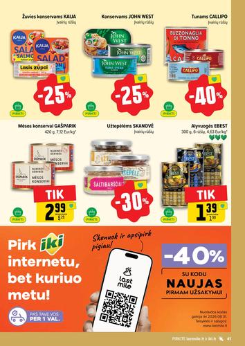 IKI akcijų leidinys Nr. 34 nuo rugpjūčio 17 d.