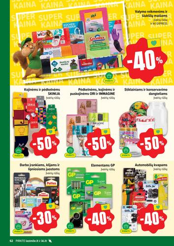 IKI akcijų leidinys Nr. 34 nuo rugpjūčio 17 d.