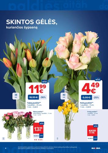 MAXIMA akcijų leidinys Nr. 18 nuo balandžio 28 d.