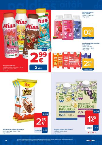 MAXIMA akcijų leidinys Nr. 18 nuo balandžio 28 d.