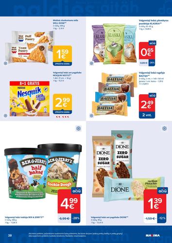 MAXIMA akcijų leidinys Nr. 18 nuo balandžio 28 d.