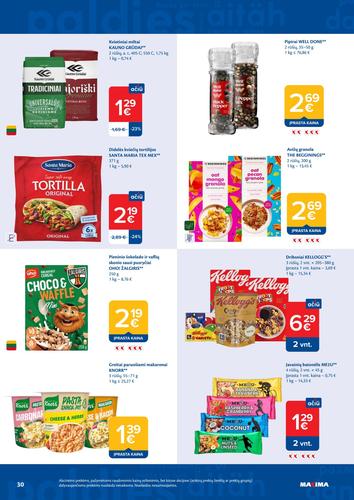 MAXIMA akcijų leidinys Nr. 18 nuo balandžio 28 d.
