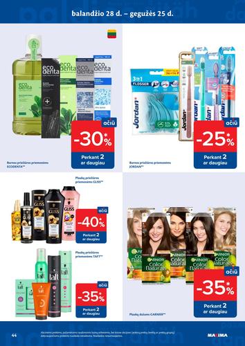 MAXIMA akcijų leidinys Nr. 18 nuo balandžio 28 d.