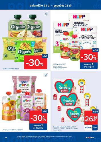 MAXIMA akcijų leidinys Nr. 18 nuo balandžio 28 d.