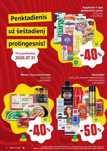 IKI akcijų leidinys Nr. 31 nuo liepos 27 d.