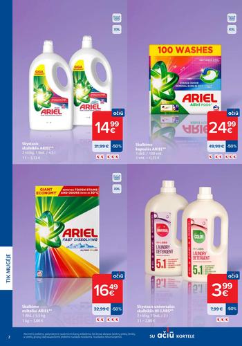 MAXIMA akcijų leidinys "Švaros mugė" nuo kovo 5 d.