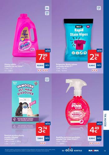 MAXIMA akcijų leidinys "Švaros mugė" nuo kovo 5 d.