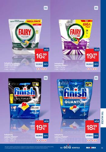 MAXIMA akcijų leidinys "Švaros mugė" nuo kovo 5 d.