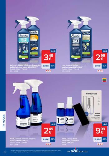 MAXIMA akcijų leidinys "Švaros mugė" nuo kovo 5 d.