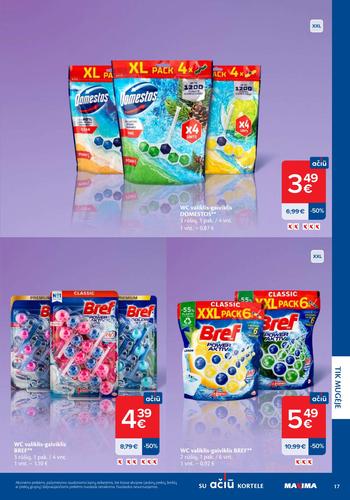 MAXIMA akcijų leidinys "Švaros mugė" nuo kovo 5 d.