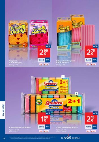 MAXIMA akcijų leidinys "Švaros mugė" nuo kovo 5 d.