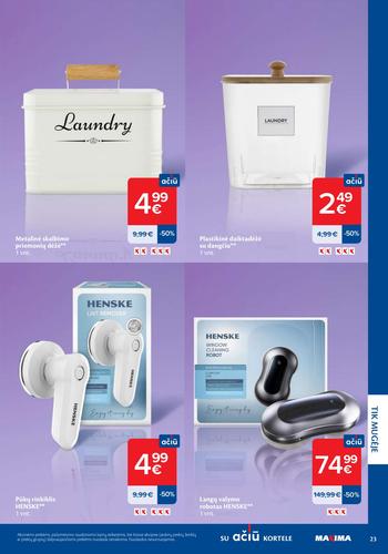 MAXIMA akcijų leidinys "Švaros mugė" nuo kovo 5 d.