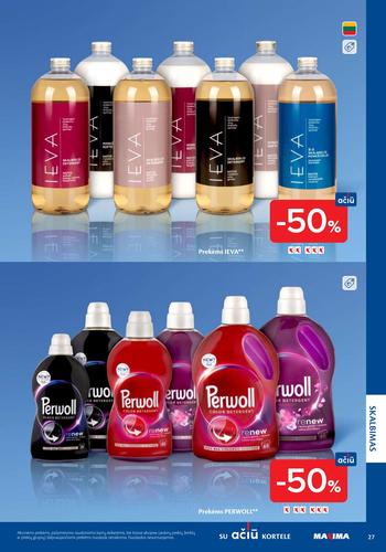 MAXIMA akcijų leidinys "Švaros mugė" nuo kovo 5 d.