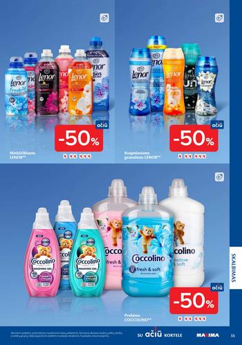 MAXIMA akcijų leidinys "Švaros mugė" nuo kovo 5 d.