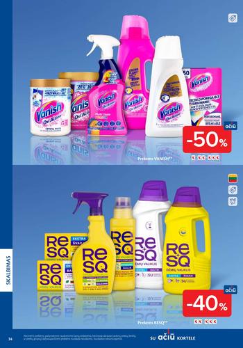 MAXIMA akcijų leidinys "Švaros mugė" nuo kovo 5 d.