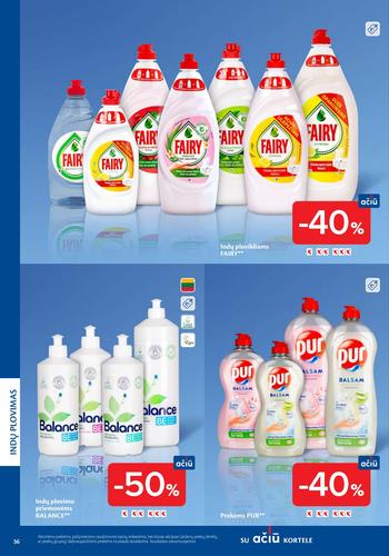 MAXIMA akcijų leidinys "Švaros mugė" nuo kovo 5 d.