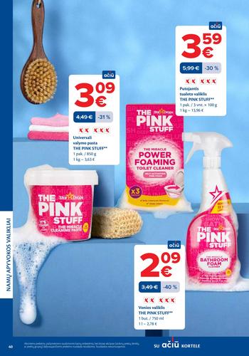 MAXIMA akcijų leidinys "Švaros mugė" nuo kovo 5 d.