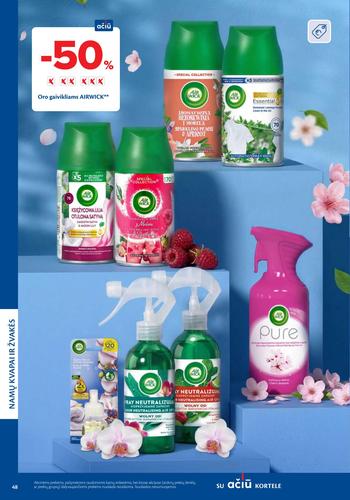 MAXIMA akcijų leidinys "Švaros mugė" nuo kovo 5 d.