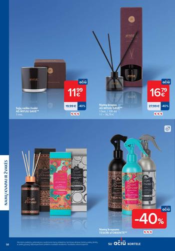 MAXIMA akcijų leidinys "Švaros mugė" nuo kovo 5 d.