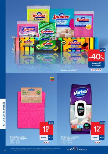 MAXIMA akcijų leidinys "Švaros mugė" nuo kovo 5 d.