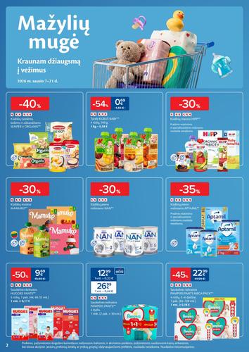 MAXIMA akcijų leidinys Nr. 2 nuo sausio 6 d.