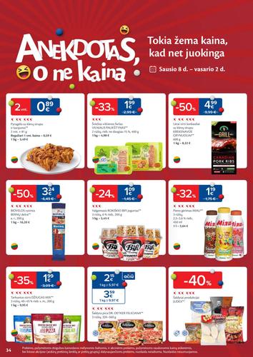 MAXIMA akcijų leidinys Nr. 2 nuo sausio 6 d.