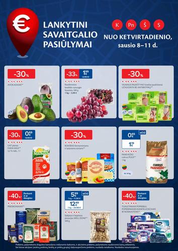 MAXIMA akcijų leidinys Nr. 2 nuo sausio 6 d.