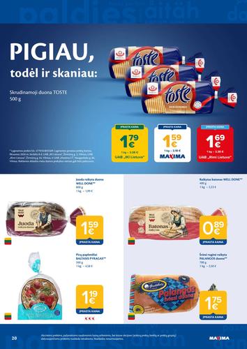 MAXIMA akcijų leidinys Nr. 25 nuo birželio 16 d.