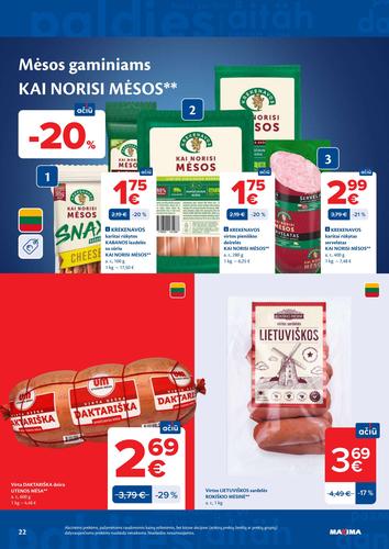 MAXIMA akcijų leidinys Nr. 25 nuo birželio 16 d.