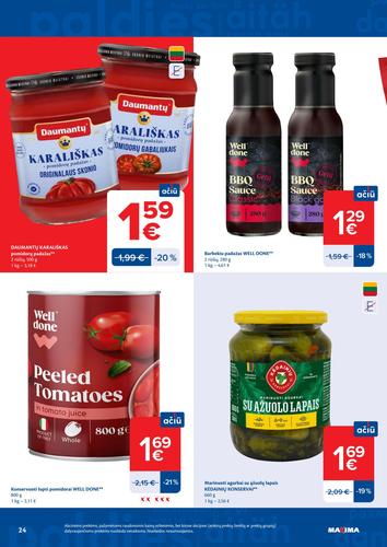 MAXIMA akcijų leidinys Nr. 25 nuo birželio 16 d.