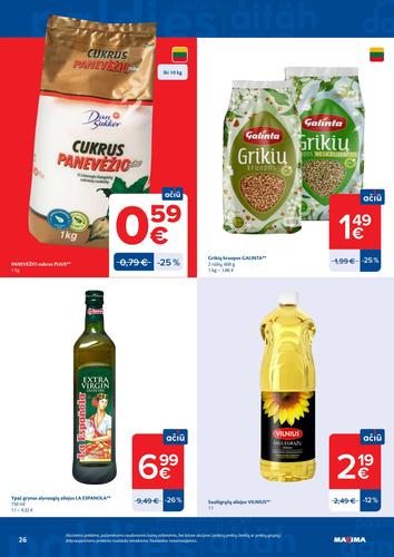MAXIMA akcijų leidinys Nr. 25 nuo birželio 16 d.