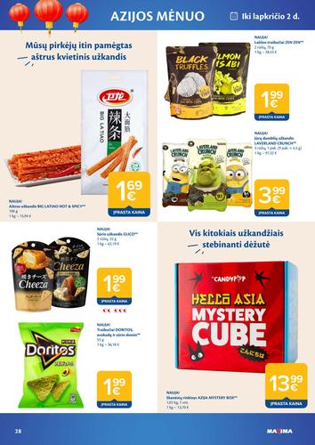 MAXIMA akcijų leidinys Nr. 42 nuo spalio 13 d.