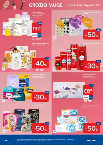 MAXIMA akcijų leidinys Nr. 42 nuo spalio 13 d.
