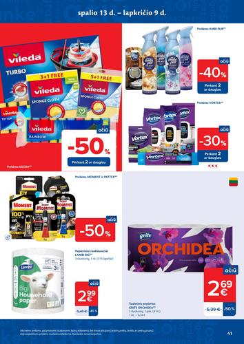 MAXIMA akcijų leidinys Nr. 42 nuo spalio 13 d.
