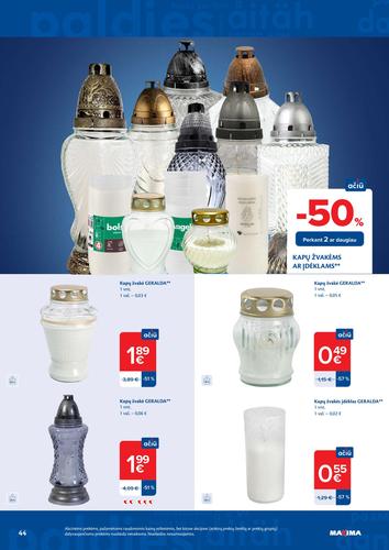 MAXIMA akcijų leidinys Nr. 42 nuo spalio 13 d.