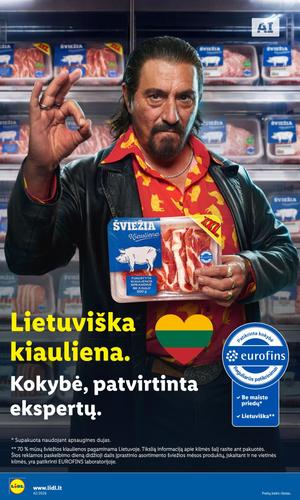 LIDL maisto akcijų leidinys nuo spalio 12 d.