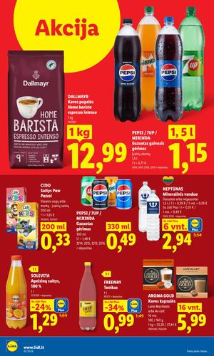 LIDL maisto akcijų leidinys nuo spalio 12 d.