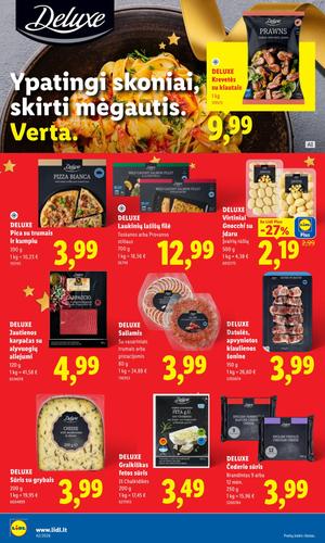 LIDL maisto akcijų leidinys nuo spalio 12 d.