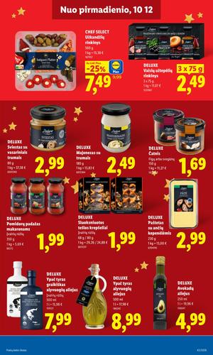LIDL maisto akcijų leidinys nuo spalio 12 d.