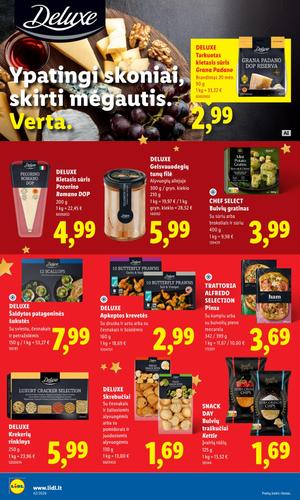 LIDL maisto akcijų leidinys nuo spalio 12 d.