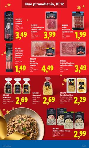 LIDL maisto akcijų leidinys nuo spalio 12 d.