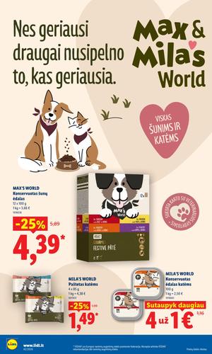 LIDL maisto akcijų leidinys nuo spalio 12 d.