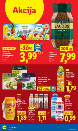 LIDL maisto akcijų leidinys nuo spalio 12 d.
