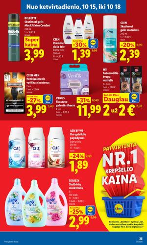 LIDL maisto akcijų leidinys nuo spalio 12 d.