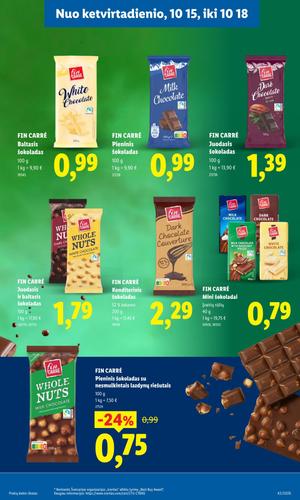 LIDL maisto akcijų leidinys nuo spalio 12 d.